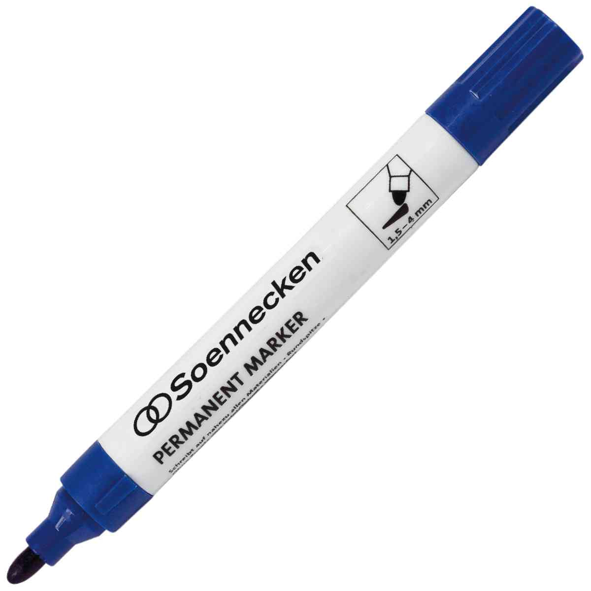 SOENNECKEN Permanentmarker 3105 4mm blau Rundspitze