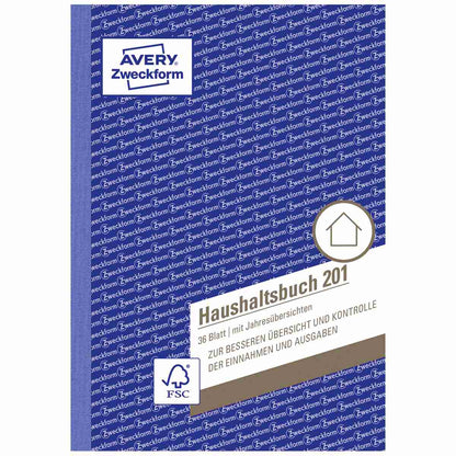 AVERY Haushaltsbuch 201 A5 36 Blatt
