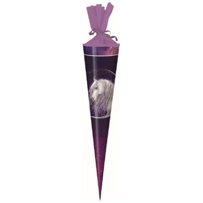 STYLEX Schultüte rund 25 cm mit Krepp-Verschluss