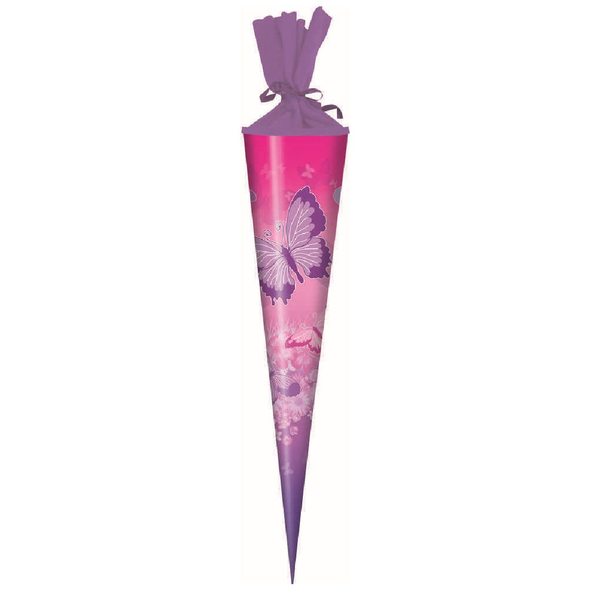 STYLEX Schultüte rund 25 cm mit Krepp-Verschluss