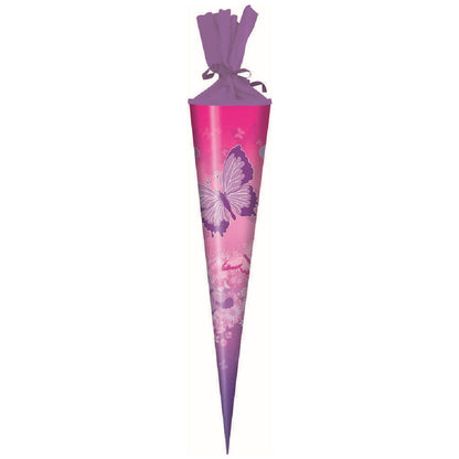 STYLEX Schultüte rund 25 cm mit Krepp-Verschluss