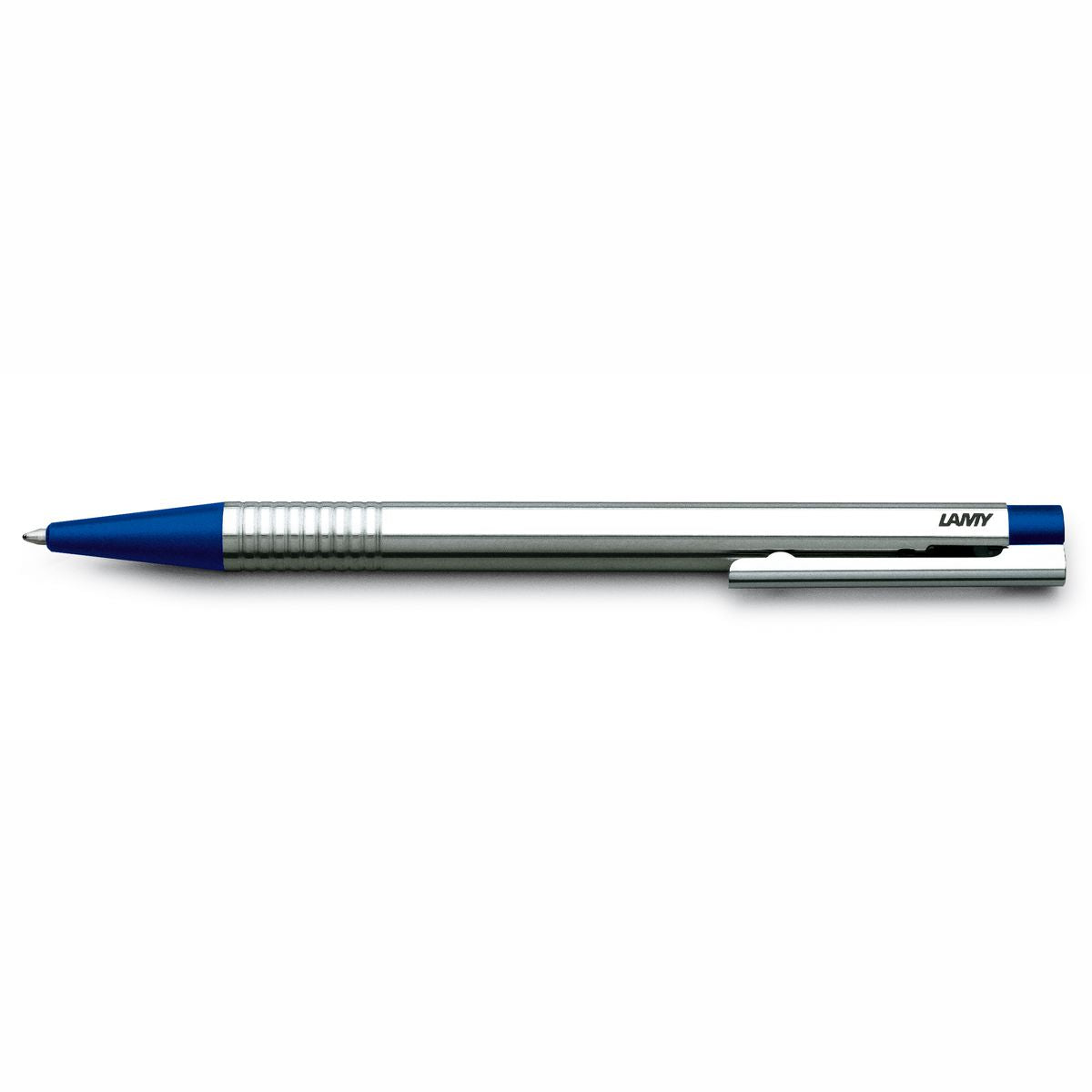 LAMY Kugelschreiber logo 205 Edelstahl matt / blau