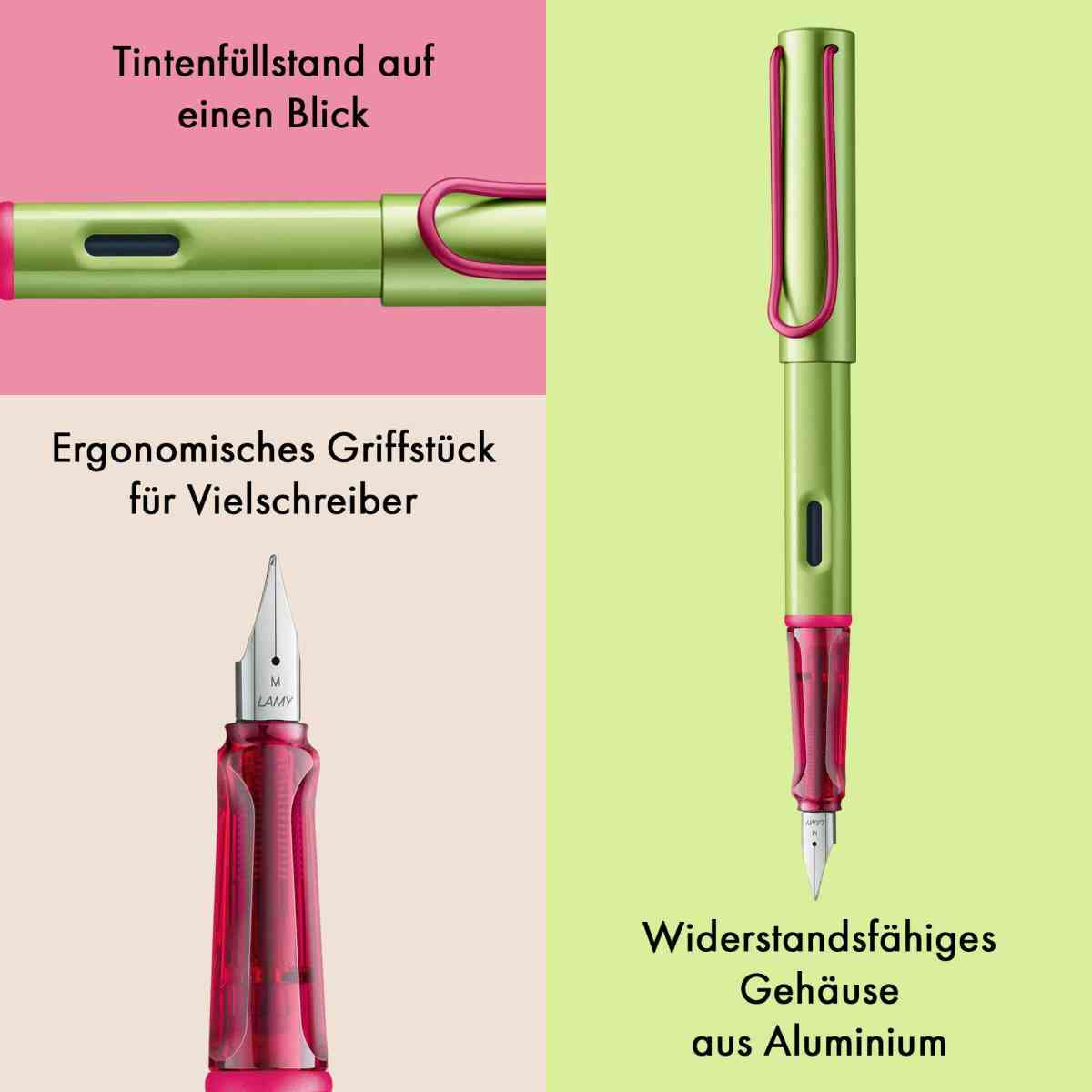LAMY Füllhalter AL-Star 0C2 disco Feder M