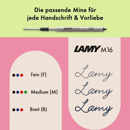 LAMY Kugelschreiber AL-Star 2C3 rollerskate M16 M schwarz