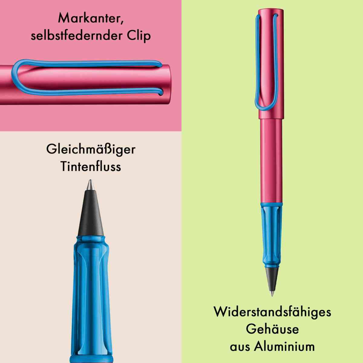 LAMY Tintenroller AL-star rollerskate Schreibfarbe schwarz