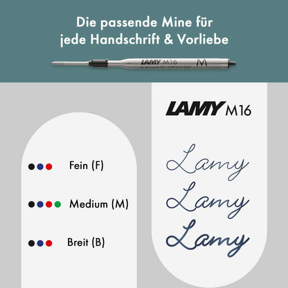 LAMY Kugelschreiber studio 269 petrol matt Mine M16 M schwarz