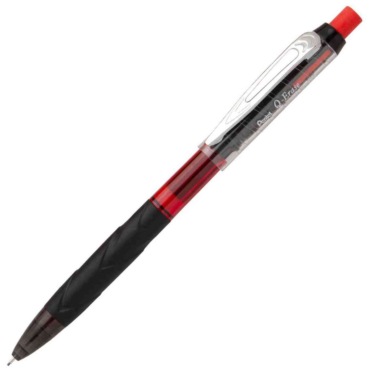 PENTEL Druckbleistift Q-Erase 0,7mm schwarz / rot