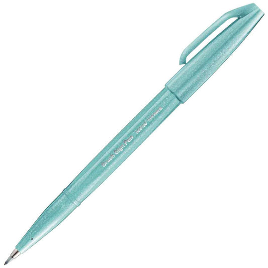 PENTEL Faserschreiber Sign Pen Brush 0,2 - 2,0mm azurblau