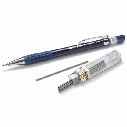 PENTEL Druckbleistift AM13 Gehäuse blau 1,3mm HB + 8 Minen GRATIS