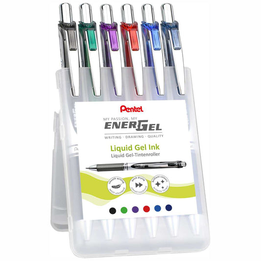 PENTEL Liquid Gelschreiber 07 EnerGel BL77 | 6 Farben