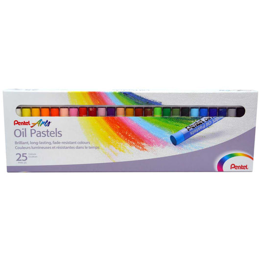 PENTEL Ölpastellkreide PHN-25 PentelARTS im Etui 25 Stück