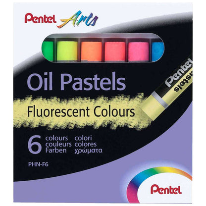 PENTEL Ölpastellkreide PHN-F6 PentelARTS NEON 6 Stück