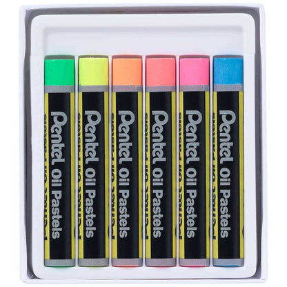 PENTEL Ölpastellkreide PHN-F6 PentelARTS NEON 6 Stück