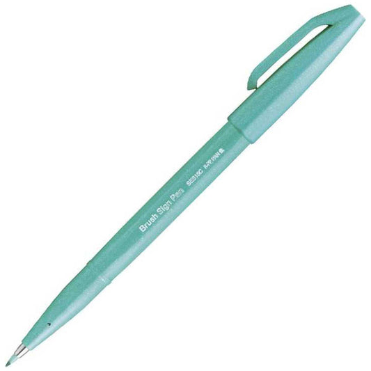 PENTEL Faserschreiber Sign Pen Brush 0,2 - 2,0mm smaragdgrün