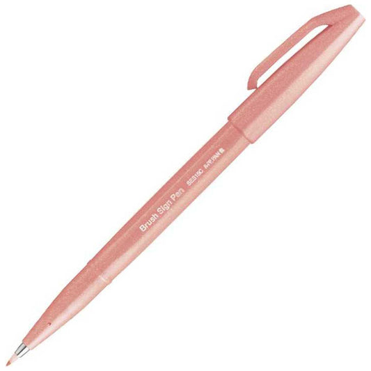PENTEL Faserschreiber Sign Pen Brush 0,2 - 2,0mm koralle