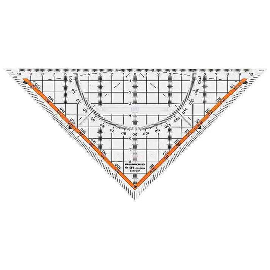 RUMOLD Zeichendreieck / Geodreieck 1056 225mm mit Gradskala
