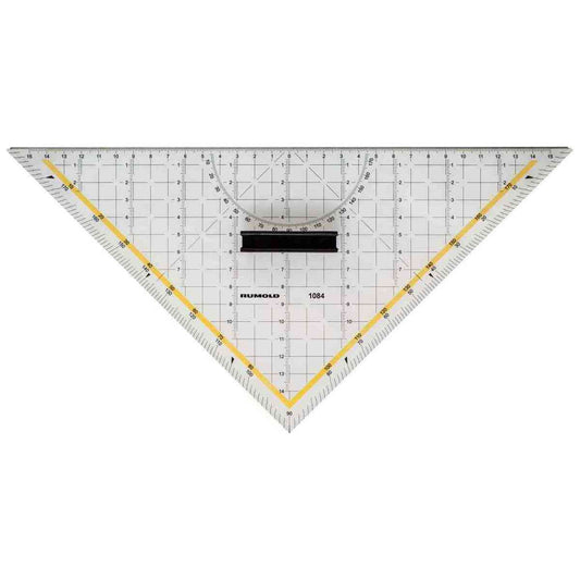 RUMOLD Technisches Zeichendreieck / Geodreick 1084 32,5cm mit Schneidekante