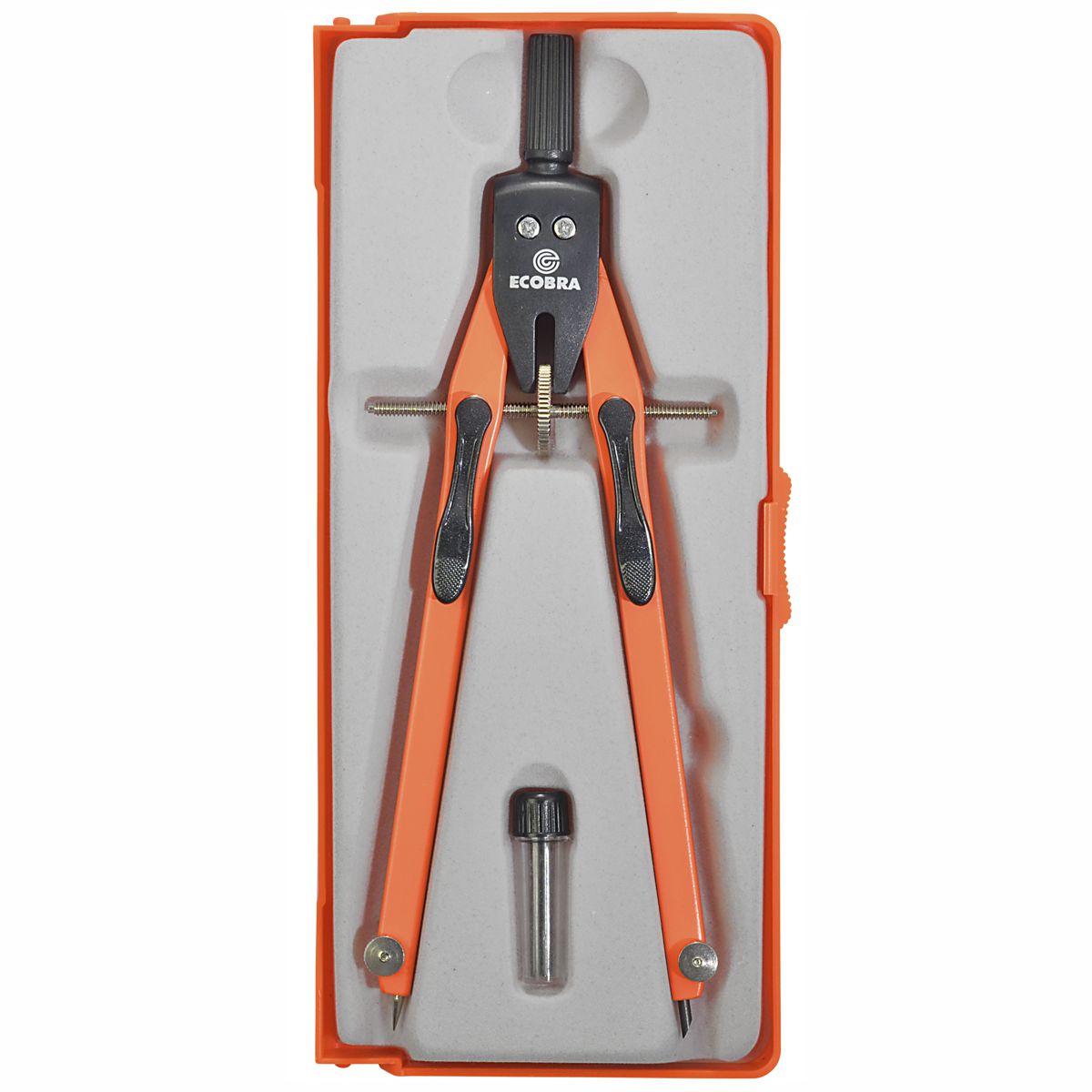 ECOBRA Schnellverstell-Zirkel duo Tec orange