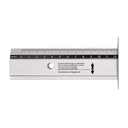 RUMOLD Präzisions-Zeichen- und Schneidelineael 663/30 Alu mit Stahlkante 30cm
