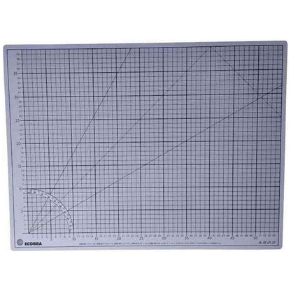 ECOBRA Schneidematte Premium 60x45cm 5-lagig hellgrau / flieder selbstheilend