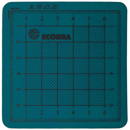 ECOBRA Schneidematte Profi-Pocket 8x8cm 5-lagig dunkelgrün / türkis selbstheilend