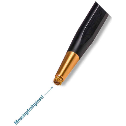 ECOBRA Messingdraht-Radierer mit Messingspitze incl. Mine 4 x 40mm