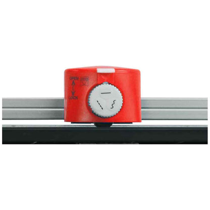 ECOBRA Sicherheits-Rollschneider 3 in 1 DIN A4 bis 32cm mit ausklappbarem Lineal