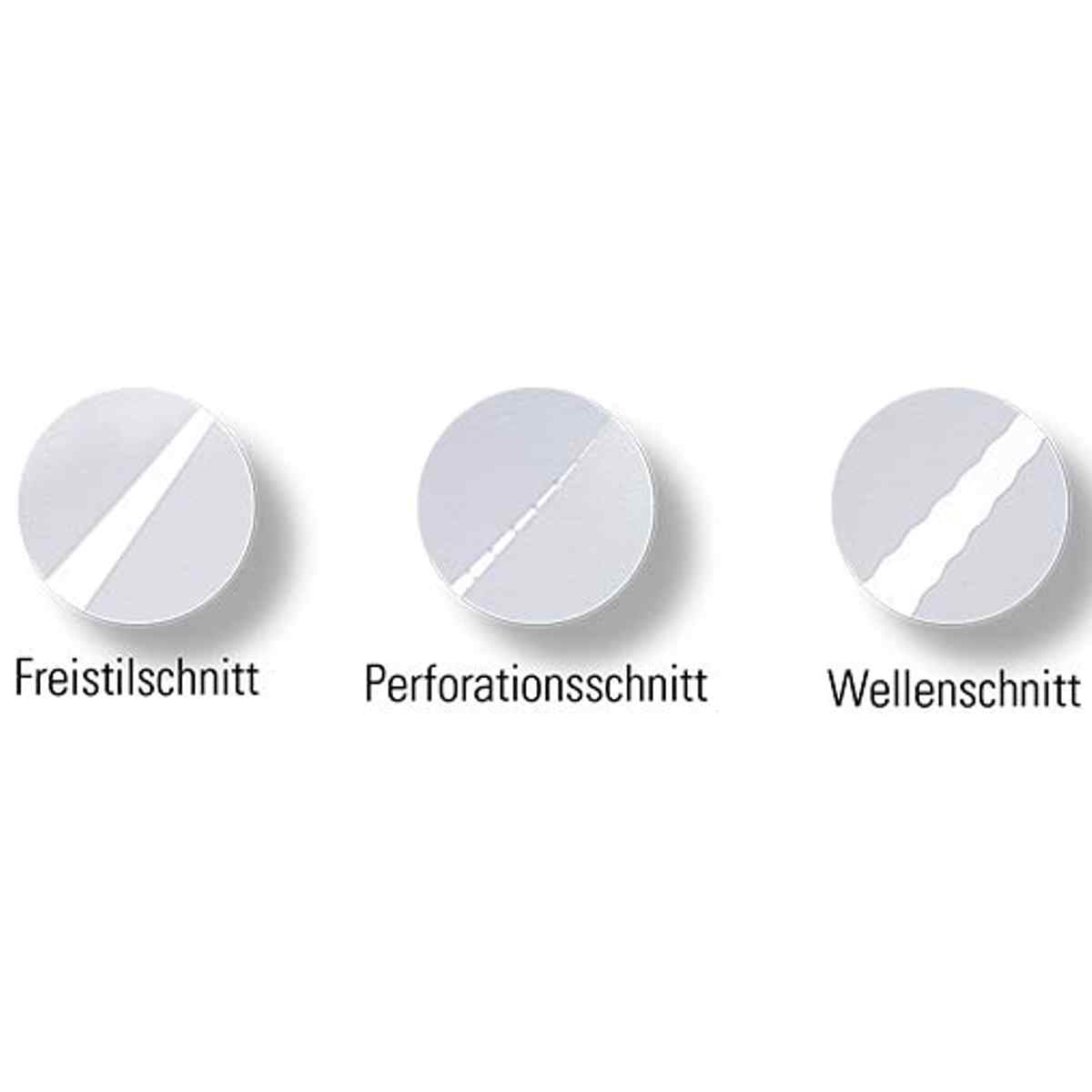 ECOBRA Sicherheits-Rollschneider 3 in 1 DIN A4 bis 32cm mit ausklappbarem Lineal