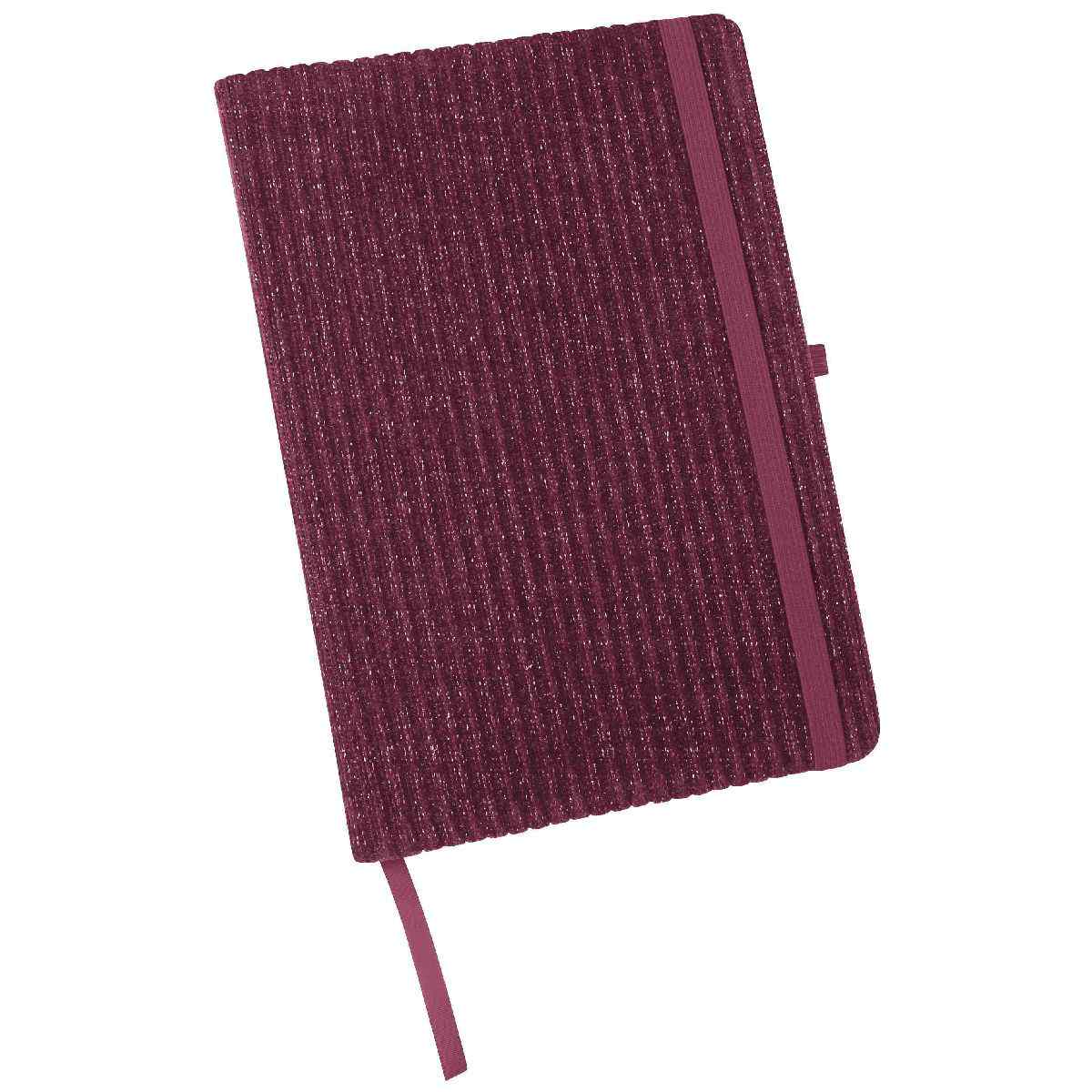 ONLINE Notizbuch Velvet mit Gummizug A5 72 Blatt 100g/qm dotted Bordeaux