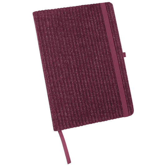 ONLINE Notizbuch Velvet mit Gummizug A5 72 Blatt 100g/qm dotted Bordeaux