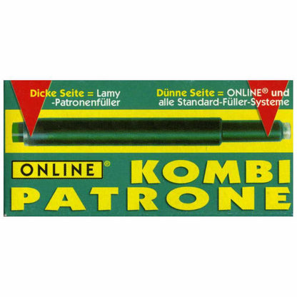 ONLINE Kombi Tintenpatrone grün 5 Stück