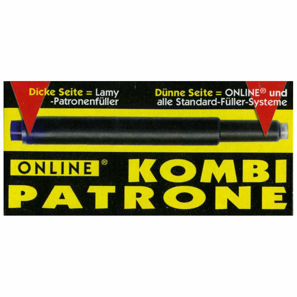 ONLINE Kombi Tintenpatrone schwarz 5 Stück
