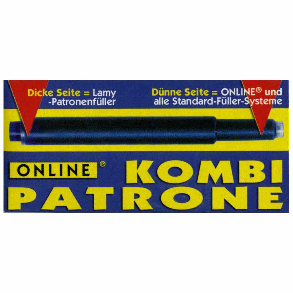 ONLINE Kombi Tintenpatrone königsblau 5 Stück
