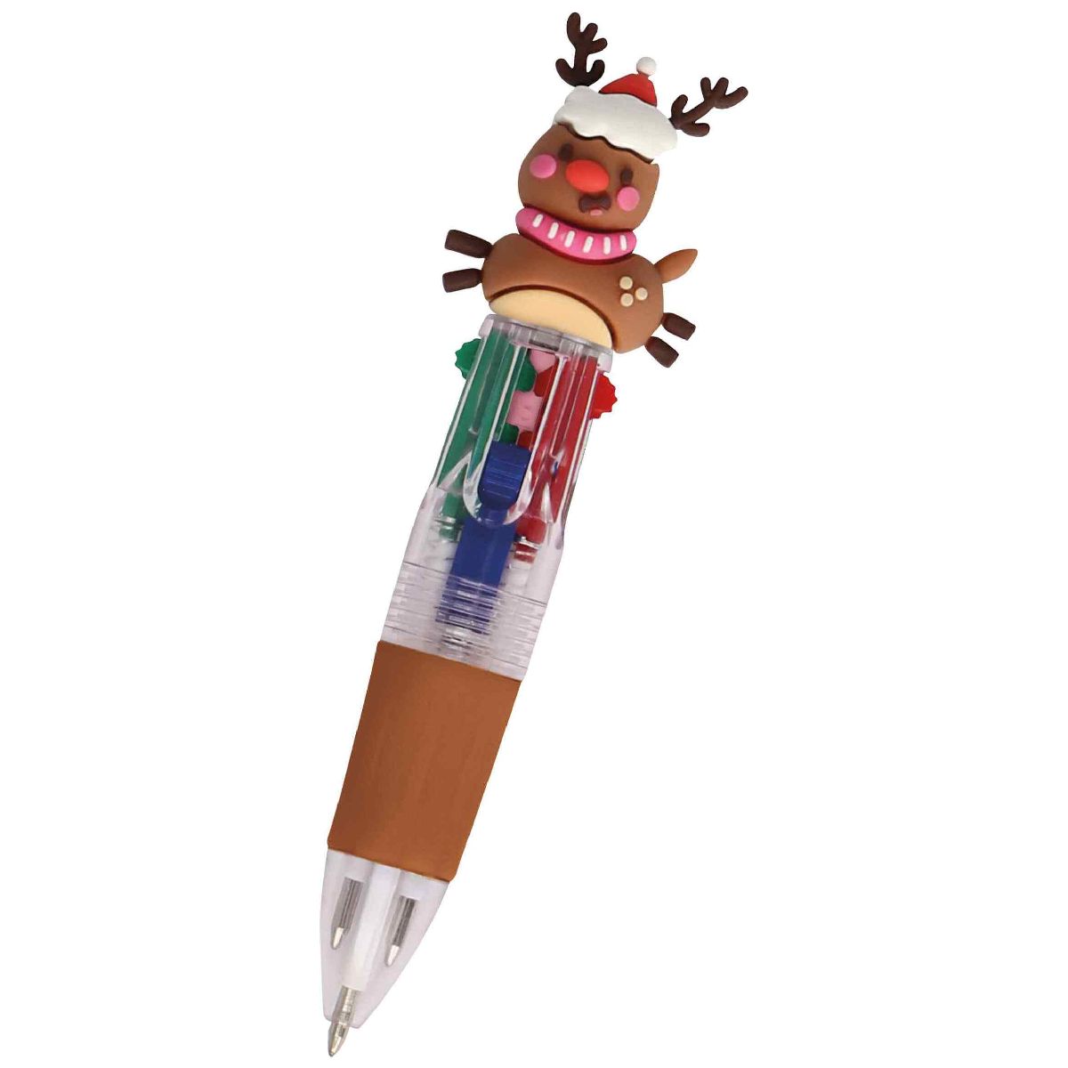 ONLINE 4-Farb-Kugelschreiber Mini Multipen RUDOLPH