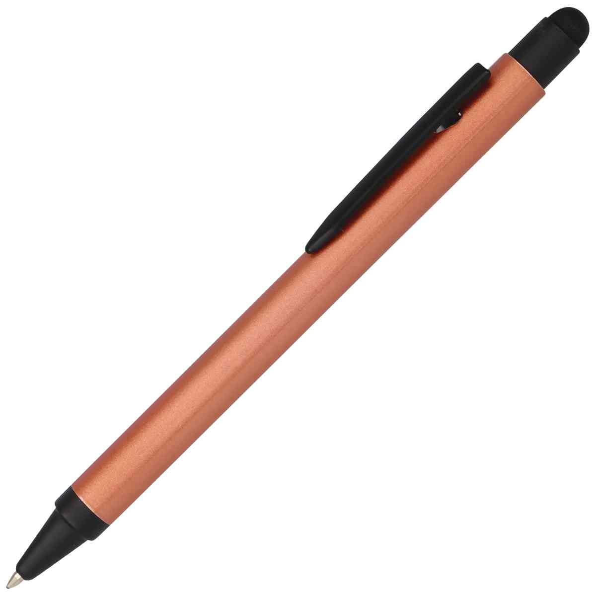ONLINE Kugelschreiber ALU Stylus rosegold, Mine schwarz