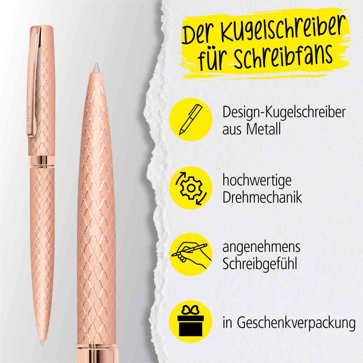 ONLINE Kugelschreiber Eleganza Diamond Rosegold