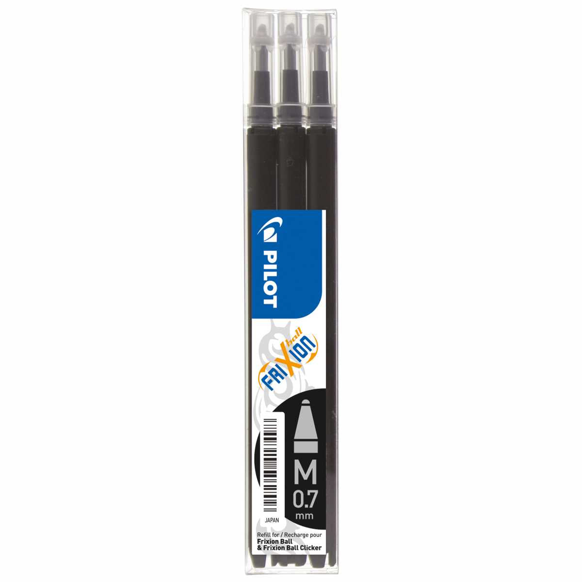 PILOT FriXion Ball Ersatzmine 0,7mm schwarz 3 Stück