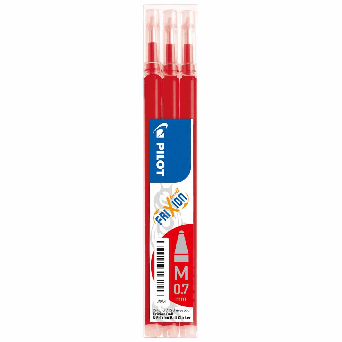 PILOT FriXion Ball Ersatzmine 0,7mm rot 3 Stück