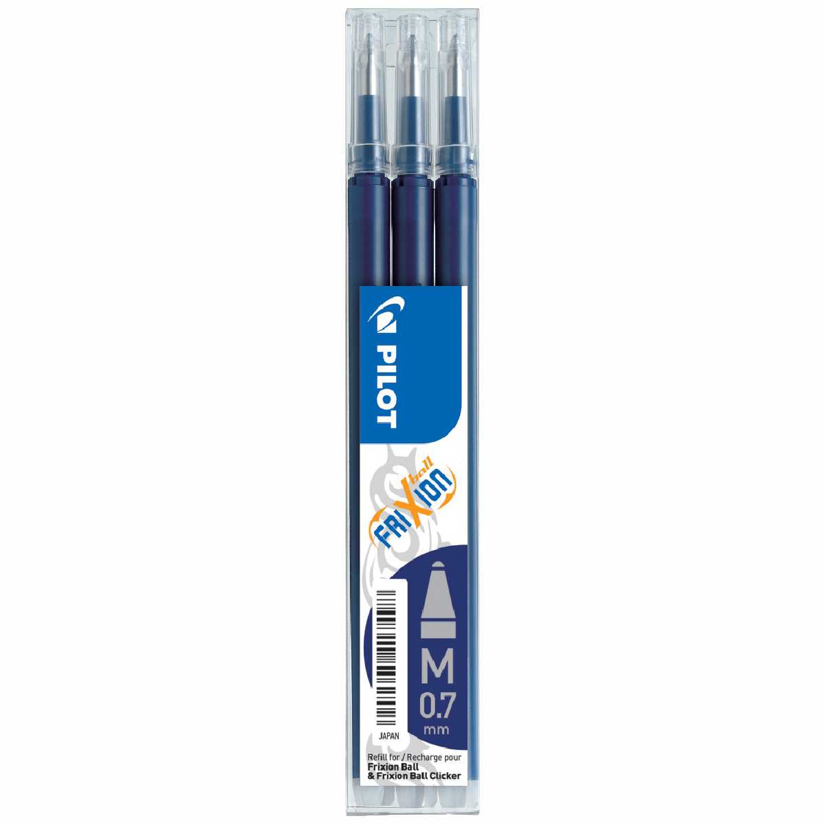 PILOT FriXion Ball Ersatzmine 0,7mm blauschwarz 3 Stück