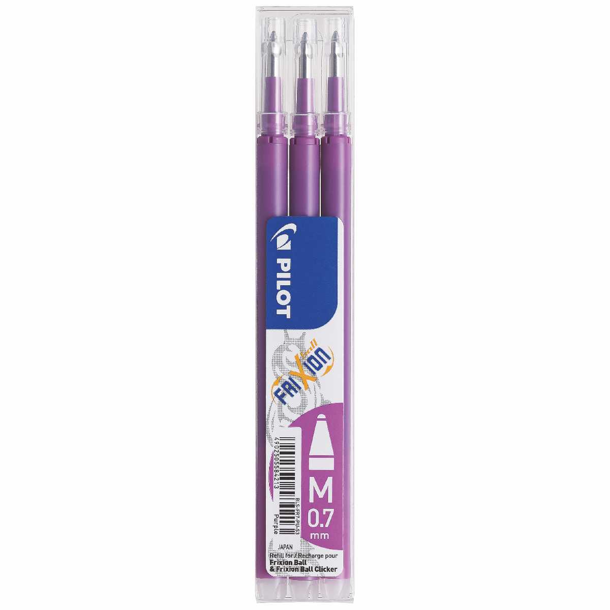 PILOT FriXion Ball Ersatzmine 0,7mm lila (purple) 3 Stück