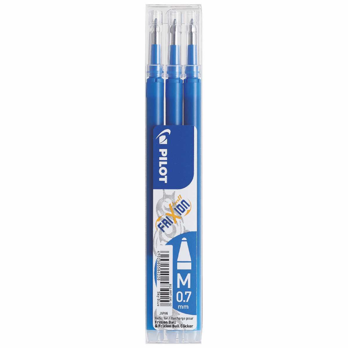 PILOT FriXion Ball Ersatzmine 0,7mm skyblue 3 Stück