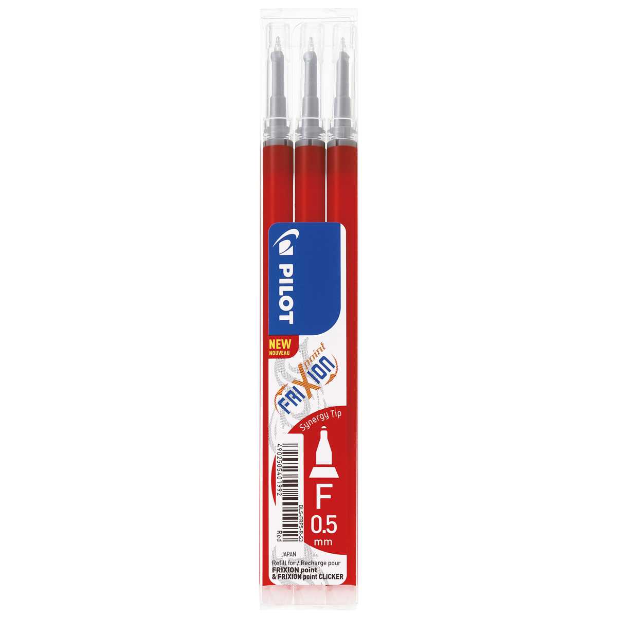 PILOT FriXion Needle Point Ersatzmine 0,5mm rot 3 Stück