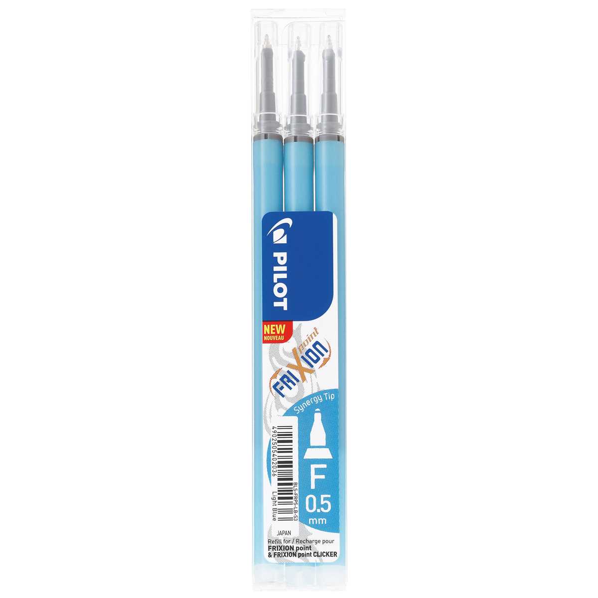 PILOT FriXion Needle Point Ersatzmine 0,5mm hellblau 3 St