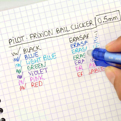 PILOT Tintenroller FriXion Ball Clicker 0,5mm schwarz