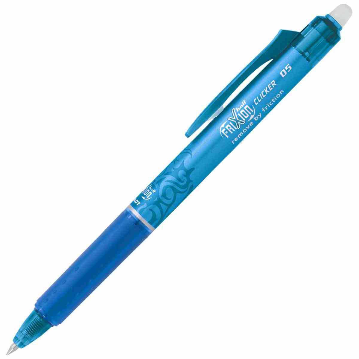 PILOT Tintenroller FriXion Ball Clicker 0,5mm hellblau