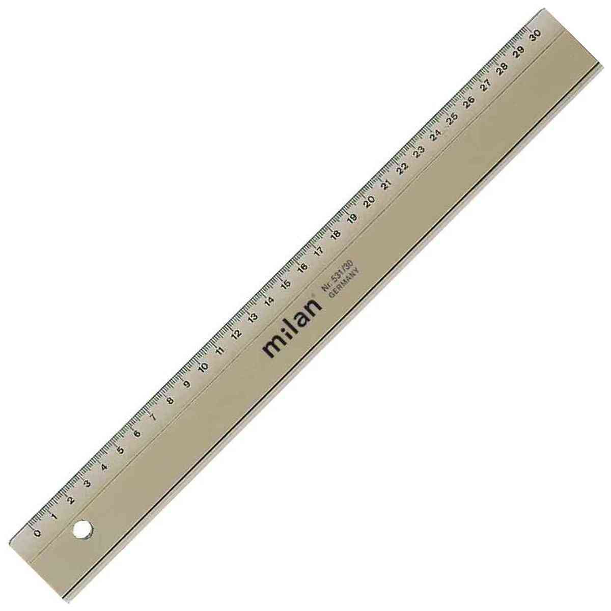 MILAN Lineal 531 30cm transparent rauch