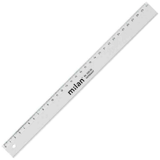 MILAN Lineal 30cm  transparent klar
