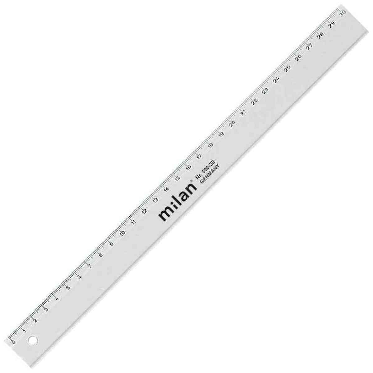 MILAN Lineal 30cm  transparent klar
