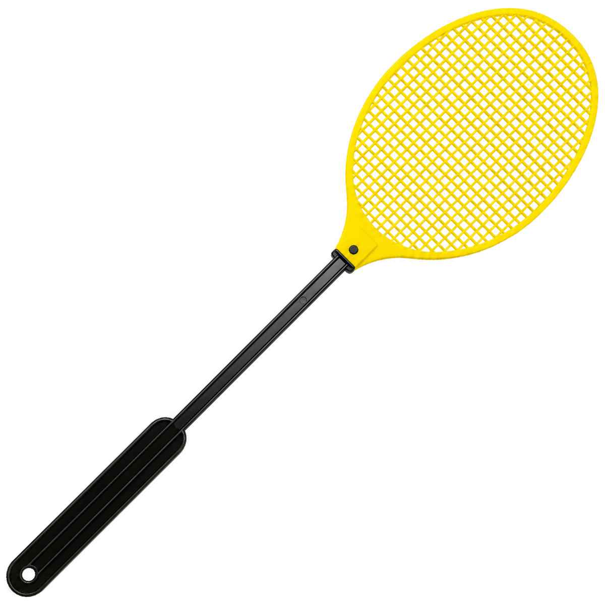 HECKMANN Fliegenklatsche Tennisschläger 41cm schwarz / farbig
