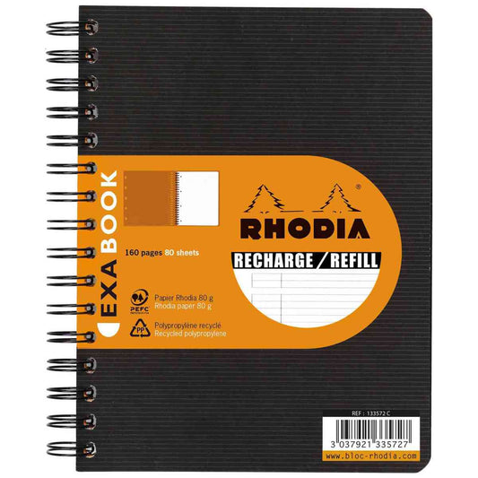 RHODIA Nachfüllung Exabook A5 liniert 80 Blatt